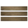 Lucida Surfaces LUCIDA SURFACES, GlueCore Greywood 7 5/16 in. x48 in. 3mm 22MIL Glue Down Luxury Vinyl Planks , 16PK GC-319